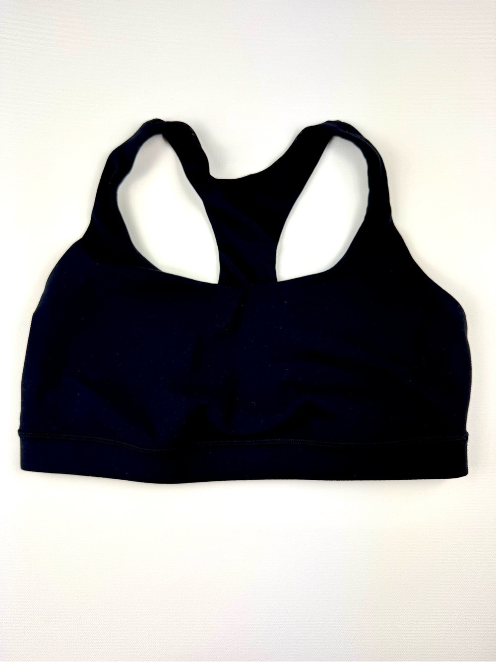 Lululemon Everyday Racerback Sports Bra Black Size 8